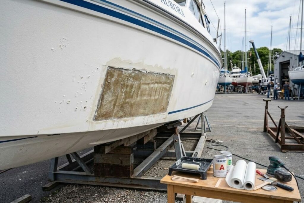 reparar ósmosis en barcos